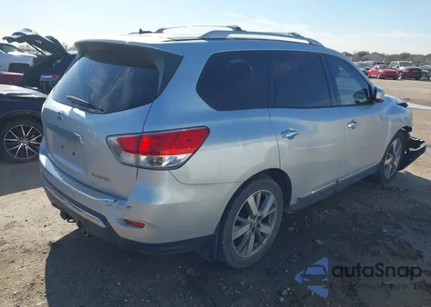 2014 Nissan Pathfinder Platinum/S/Sl/Sv z USA, uszkodzony, nr VIN 5N1AR2MNXEC641704